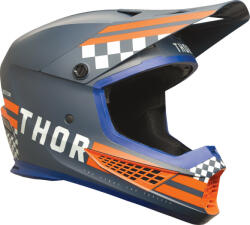  Thor SECTOR 2 Combat offroad-cross bukósisak | kék-szürke-narancs matt