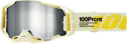  100% cross szemüveg Armega GOGGLE White/Yellow / Mirrored Silver
