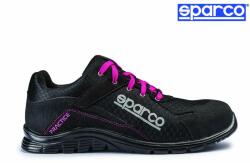 Sparco Practice fekete-fuxia munkavédelmi cipő S1P (7517NRFU)