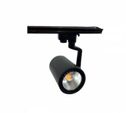 ELMARK Sínes LED lámpa , track light , 1 fázisú , 2 pólusú , E27 , PAR30 , 12 W , meleg fehér , fekete , Elmark (93SKY227)