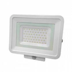 OPTONICA LED reflektor , 50 Watt , Ultra Slim , SMD , mozgásérzékelős , természetes fehér , fehér ház, Optonica (5851)