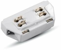 V-TAC Track light sín adapter , 3 fázisú , 4 pólusú , I mini típus , fehér (3655)