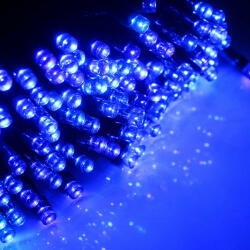 LEDvonal Led fényfüzér , kültéri , napelemes , 100 LED , 5 m , kék , IP44 (WFD-7615XF-100B-uk)