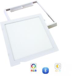 LEDISSIMO RGB-CCT LED panel , 24W , falon kívüli , négyzet , dimmelhető , LEDISSIMO (410768)