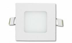 LED panel , 6W , süllyesztett , négyzet , természetes fehér , LM (5387)