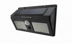  Led lámpatest , napelemes , oldalfali , mozgásérzékelős , 5 Watt , hideg fehér , kültéri , fekete , IP65 (0602)