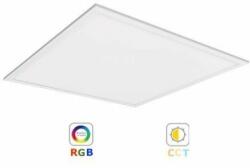 LEDISSIMO RGB-CCT LED panel , 600 x 600 mm , 40 Watt , dimmelhető , színváltós , állítható fehér színárnyalat , Tuya kompatibilis (411345)