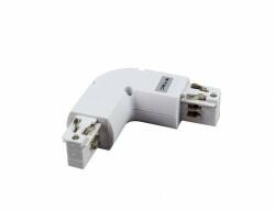 V-TAC Track light sín adapter , 3 fázisú , 4 pólusú , L típus , fehér , V-tac (3529)