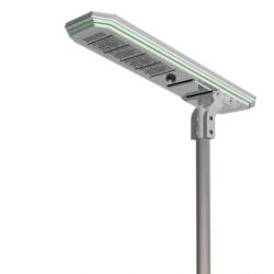 LEDISSIMO Utcai LED lámpatest , napelemes , mozgásérzékelős , SMD , 80 Watt , 180 lm/W , hideg fehér , IP65 (412670)