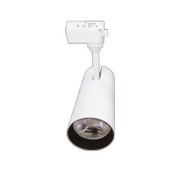 LEDvonal Sínes LED lámpa , track light , 1 fázisú , 2 pólusú , 10 Watt , természetes fehér , fehér (FD6024)