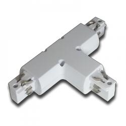 V-TAC Track light sín adapter , 3 fázisú , 4 pólusú , T típus , fehér , V-tac (3525)