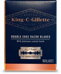 Gillette King Kétélű Penge Biztonsági Borotvához 10 db