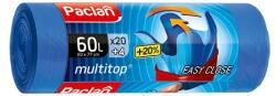 Paclan Multitop szemeteszsák 4 db füllel, 60l -24db