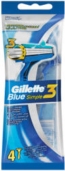 Gillette Blue 3 Egyhasználatos eldobható pengék 4 db