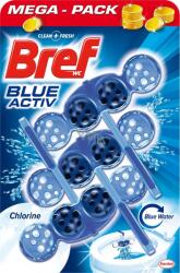 Bref Aktiv Color Chlorine WC tisztító&illatosító Blok 4x50g