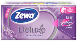 Zewa Deluxe Lavender Dreams higiénikus papírzsebkendő 90db