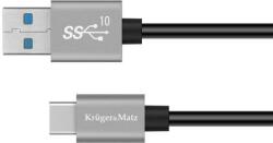 Krüger&Matz Cablu USB - USB tip C 10 Gbps 1m Kruger&Matz Basic KM1263 (KM1263)