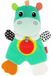 Infantino Cuddly Teether Hippo animăluț moale, de jucărie pentru dentiție 1 buc