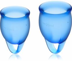 Satisfyer Feel Confident Menstrual Cup cupe menstruale Dark blue