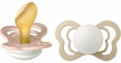 BIBS Couture Glow Natural Rubber Size 2: 6+ months cumi Blush / Vanilla 2 db