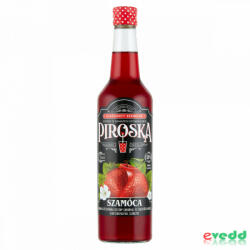 PIROSKA 0, 7L Szamóca Szörp Cukorral és Édesítőszerrel