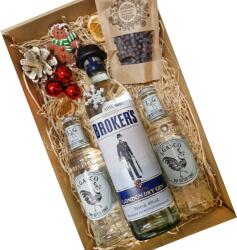  Karácsonyi Brokers gin tonik szett díszdobozban - bareszkozok