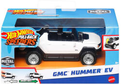 Mattel Hot Wheels - Pull-back Speeders - GMC Hummer EV kisautó (HPT04 - HPR86) Játék (HPT04)