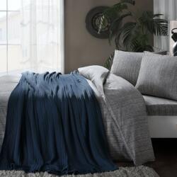 TAC Set de dormitor cu pătură TAC - Waffle, gri-albastru închis (1000043002)