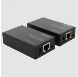 Approx HDMI extender - RJ45 Cat 5e/6, 1080p/60Hz, HDMI1.4, Fekete APPC14V4 (APPC14V4)