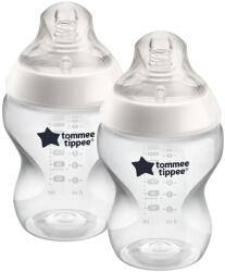 Tommee Tippee Комплект шишета Tommee Tippee - Easi Vent, 260 ml, с биберон 1 капка, 2 броя (TT.0022) - ozone