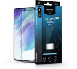 MyScreen Protector Diamond Glass Lite Edge2.5D Full Glue Samsung G990B Galaxy S21 FE 5G edzett üveg képernyővédő fólia fekete (LA-2098) (LA-2098) (LA-2098)