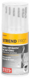 Strend Pro betonfúró készlet praktikus tárolóban, 3-10 mm 11 db-os (4200937)