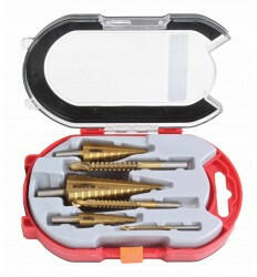 Satra lépcsős fúró és maró készlet 6 db-os (S-SDS6)