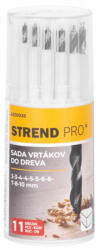 Strend Pro fafúró készlet praktikus tárolóban, 3-10 mm 11 db-os (4200938)
