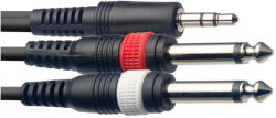 Stagg Кабел мини жак - 2 жака Stagg SYC2/MPSB2P E 2 метра