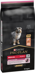 PRO PLAN 12kg PURINA PRO PLAN Medium Puppy Sensitive Skin száraz kutyatáp 10+2 kg ingyen