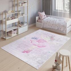 Tapiso Rózsaszín szőnyeg, balerina motívummal (TAP__42830 PRINT EMMA)