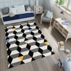 Tapiso Modern, szürke szőnyeg, mintával (TAP__Dywany 33479/071 XENO)