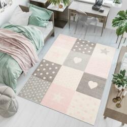 Tapiso Rózsaszín szőnyeg, mintákkal