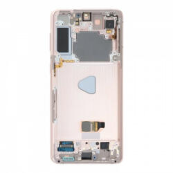 Samsung G996 Galaxy S21+ 5G előlap keret, lcd kijelző és érintőpanel, arany (OLED)