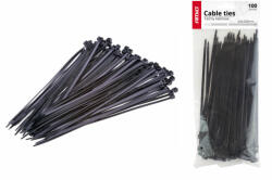 Amio kábelkötöző 2.5 x 150 mm fekete (100 db/csomag) (02151)