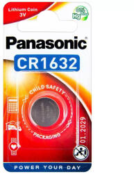 Panasonic CR-1632EL/1B lítium gombelem, CR1632, 3 V