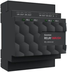 Grenton Relémodul 4 csatornás (inrush) (gre_REL-204-D-02)