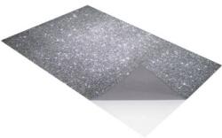  Dekorgumi A/4 2 mm glitteres, öntapadós ezüst (367714)