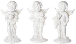 Angyal figura macival álló poly 4, 5x4x8, 5cm fehér 3 féle 1db, nem választható