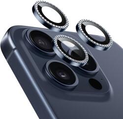 ESR Folie Camera pentru iPhone 15 Pro / 15 Pro Max - ESR Lens Protector Tempered Glass - Rhinestone (KF2316196) - Technodepo