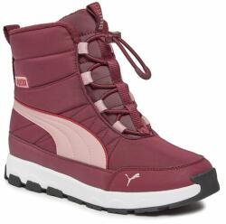 PUMA Cizme de zăpadă Puma Evolve Boot Jr 392644 04 Dark Jasper-Future Pink-Astro Red