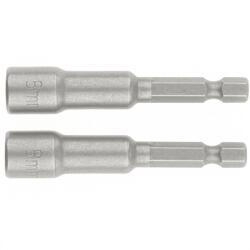 Matrix Mágneses dugókulcs fej csavarozóba 8x65mm 2db-os (115739)
