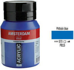 Royal Talens Amsterdam akrilfesték, 500 ml - 570, phthalo blue