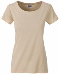 Daiber Tricou clasic de damă din bumbac organic 8007 - Stone | M (8007-1754852)